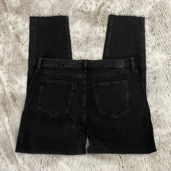 HALE Women Boyfriend Jeans | High Rise Straight Leg Boyfriend Jeans | Straight - Picture 7 of 11